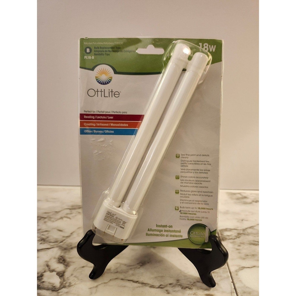 OttLite Bulb Replacement Type B PL18-B Model: T18330 (18W) NEW in Packaging